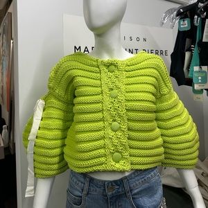 BRAND NEW MUNROE CARDIGAN LIME